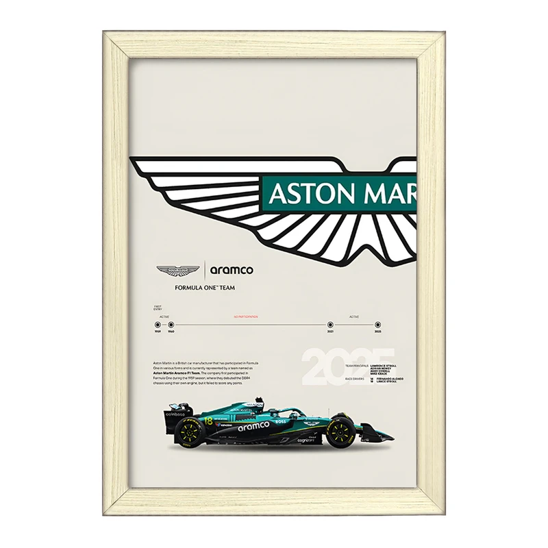 تابلو خندالو طرح استون مارتین (Aston Martin) کد F13489