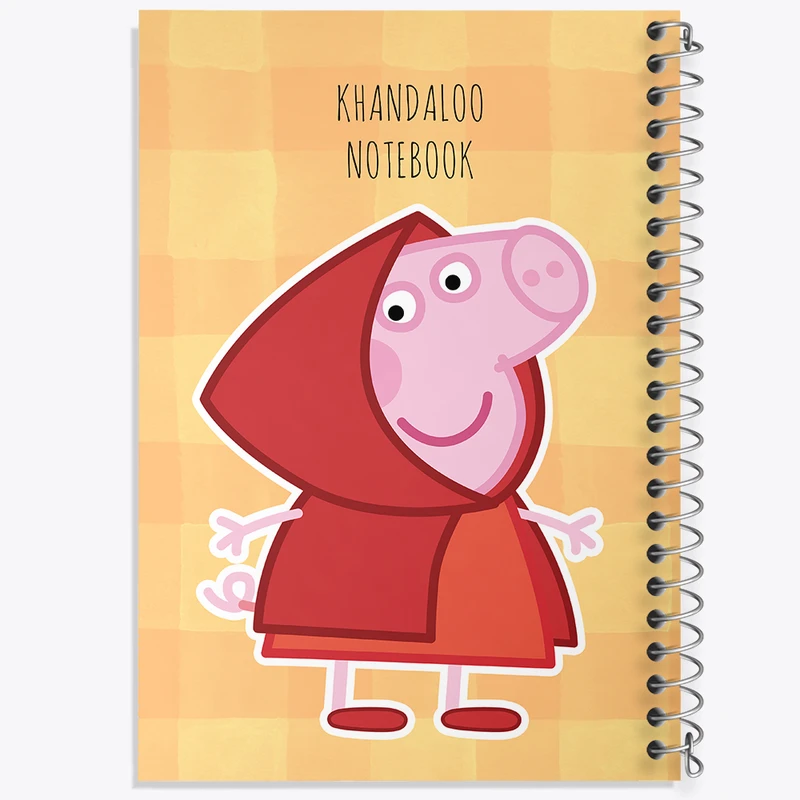 دفتر مشق 100 برگ خندالو طرح انیمیشن پپا پیگ (Peppa Pig) کد N9228