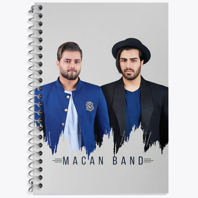 دفتر نت موسیقی 50 برگ خندالو طرح ماکان بند کد F3160