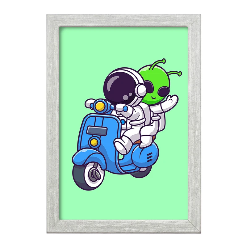 تابلو خندالو طرح فضانورد کد 25062