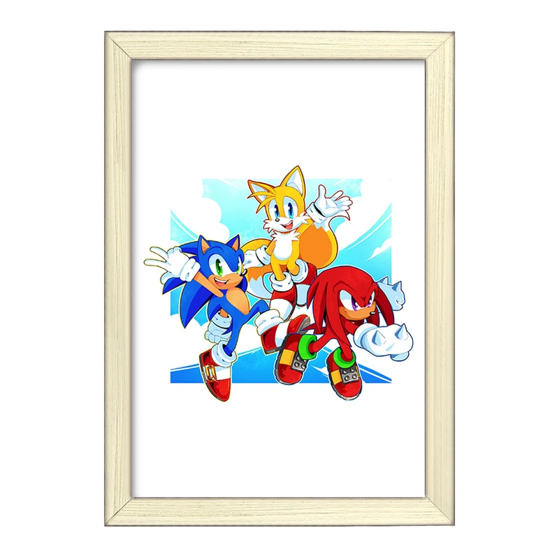تابلو خندالو طرح سونیک (Sonic) کد F2125