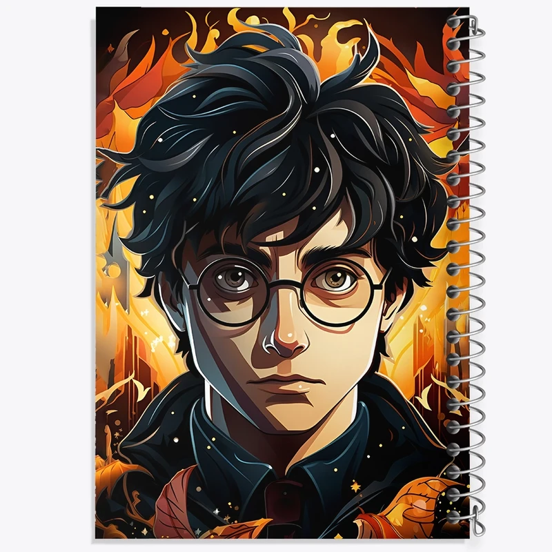 دفتر ژورنال نویسی 50 برگ خندالو مدل نقطه ای طرح هری پاتر (Harry Potter) کد F12714