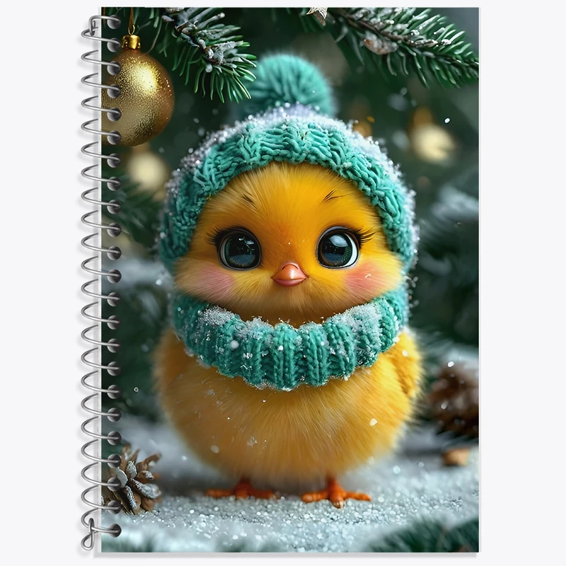 دفتر لغت 50 برگ خندالو طرح جوجه ی کیوت کد F8955