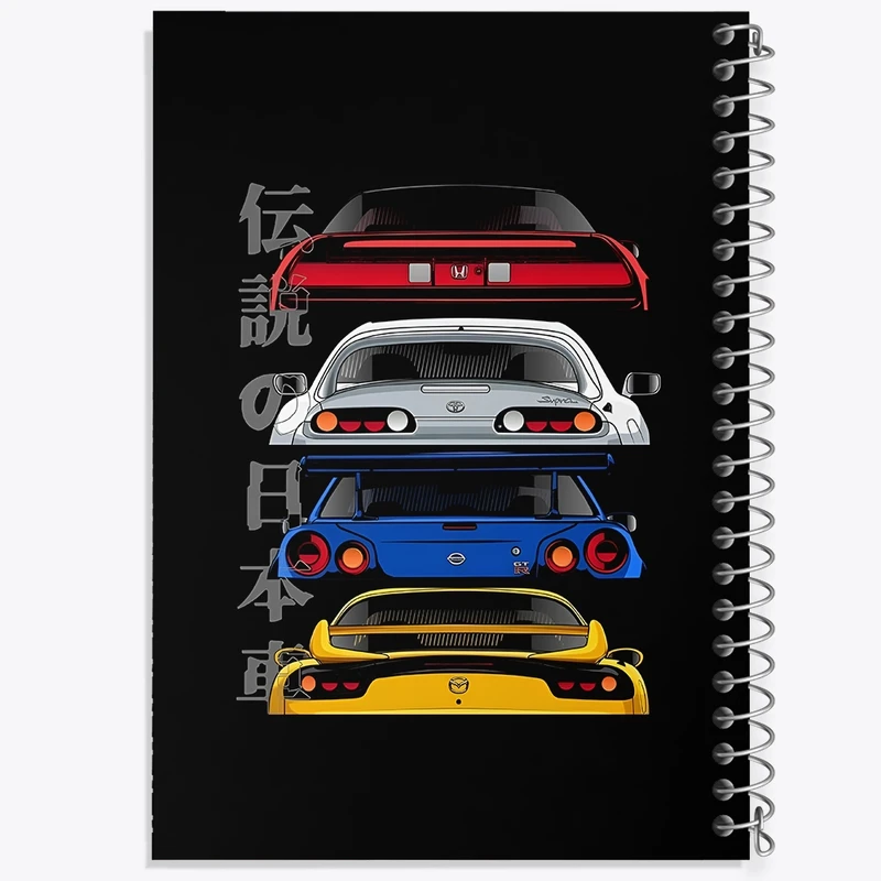 دفتر ژورنال نویسی 50 برگ خندالو مدل نقطه ای طرح نیسان (Nissan) کد N7885