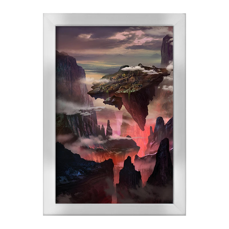 تابلو خندالو طرح کوه های آتشقشانی کد F12515