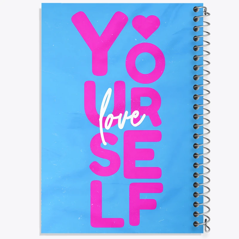 دفتر نقاشی 50 برگ خندالو طرح Love Your Self کد F4078