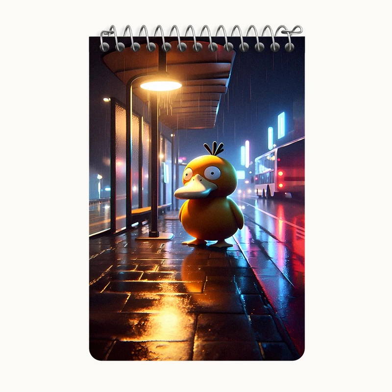 دفتر یادداشت 50 برگ خندالو طرح جوجه اردک کد F8970