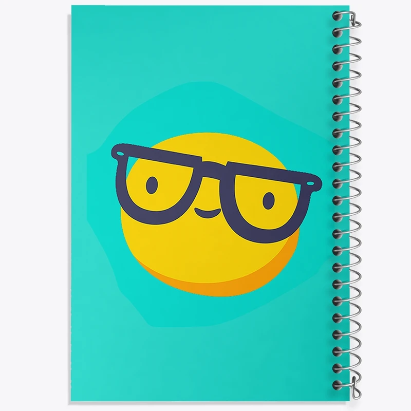 دفتر طراحی 50 برگ خندالو طرح ایموجی Emoji  کد 3013