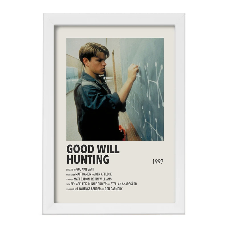 تابلو خندالو طرح ویل هانتینگ نابغه (Good Will Hunting) کد F13351