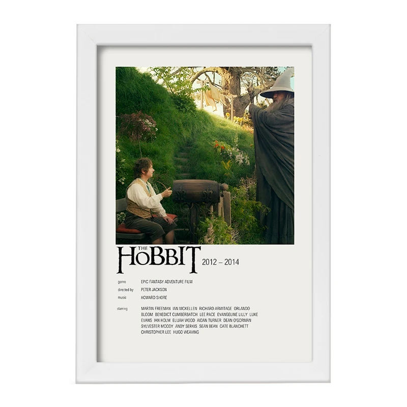 تابلو خندالو طرح هابیت ها (The Hobbit) کد F13294