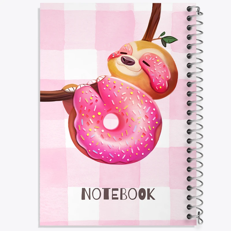 دفتر نقاشی 50 برگ خندالو طرح تنبل دوناتی کد N6528