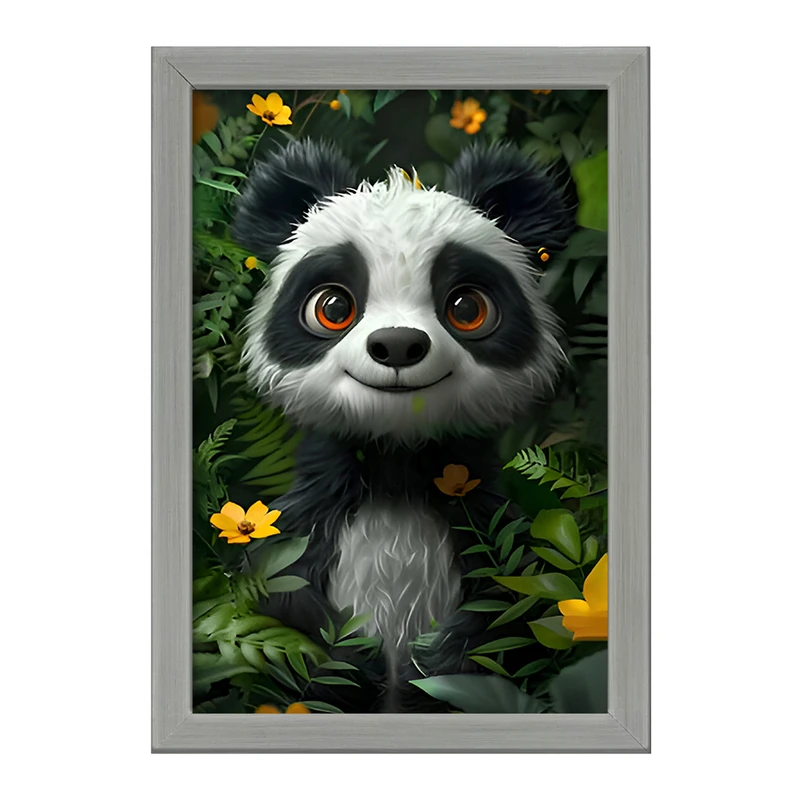 تابلو خندالو طرح پاندای بانمک کد F8160