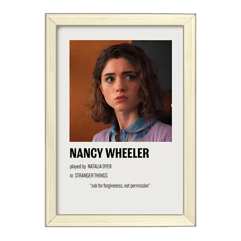 تابلو خندالو طرح نانسی ویلر (Nancy Wheeler) کد F13047
