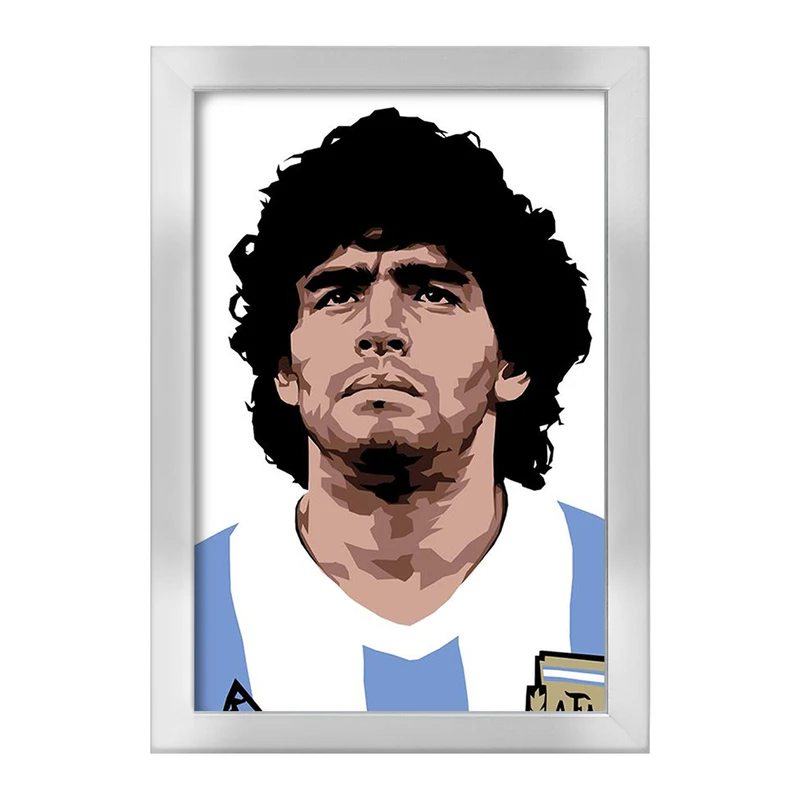 تابلو خندالو طرح مارادونا  کد 2123