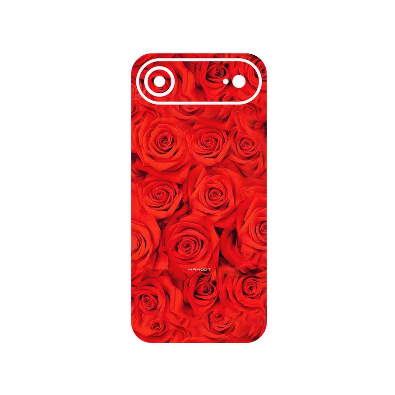 برچسب پوششی ماهوت مدل Red_Flower مناسب برای گوشی موبایل اپل iPhone 17 Air