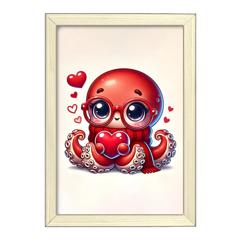 تابلو خندالو طرح هشت پا بامزه کد F11726