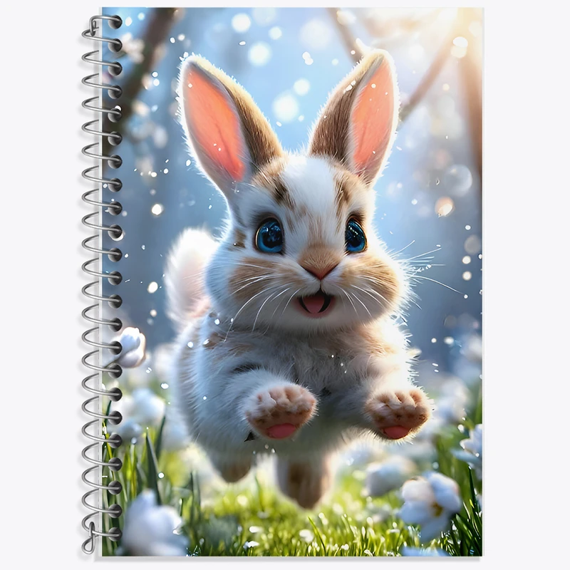 دفتر نت موسیقی 50 برگ خندالو طرح خرگوش کد F9898