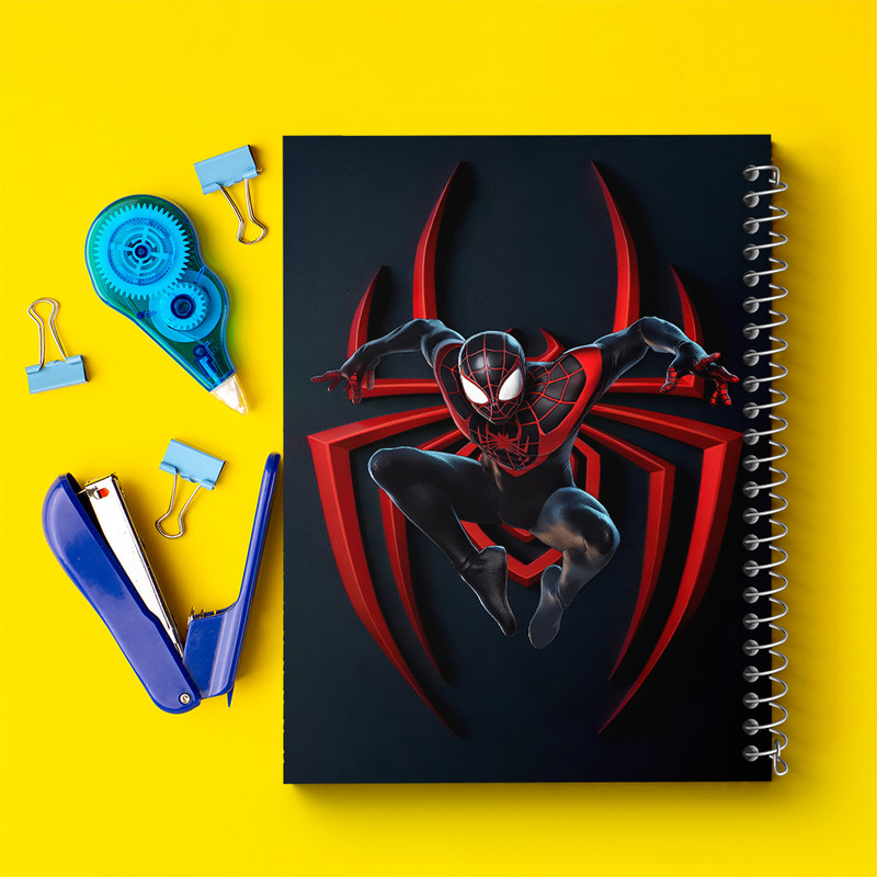 دفتر مشق 100 برگ خندالو طرح مرد عنکبوتی (Spider Man) کد N7921