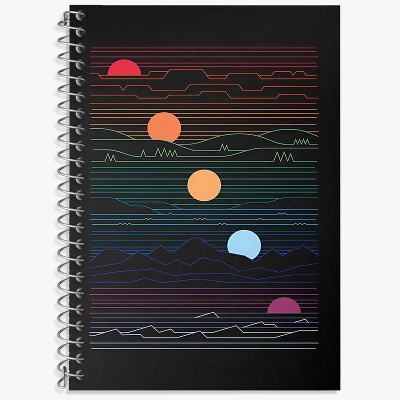 دفتر نت موسیقی 50 برگ خندالو طرح رنگی کد F4057