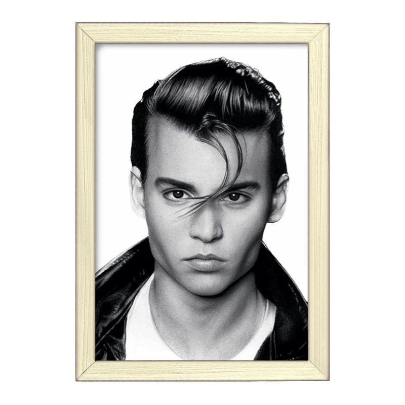 تابلو خندالو طرح جانی دپ Johnny Depp  کد 3297