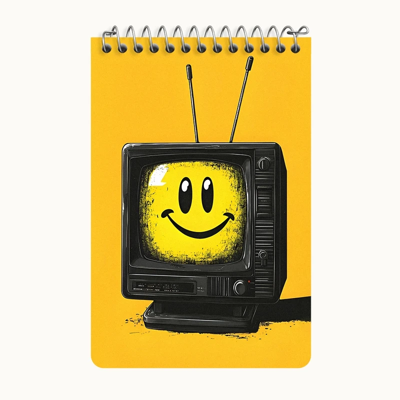 دفتر یادداشت 50 برگ خندالو طرح تلویزیون کد F9845