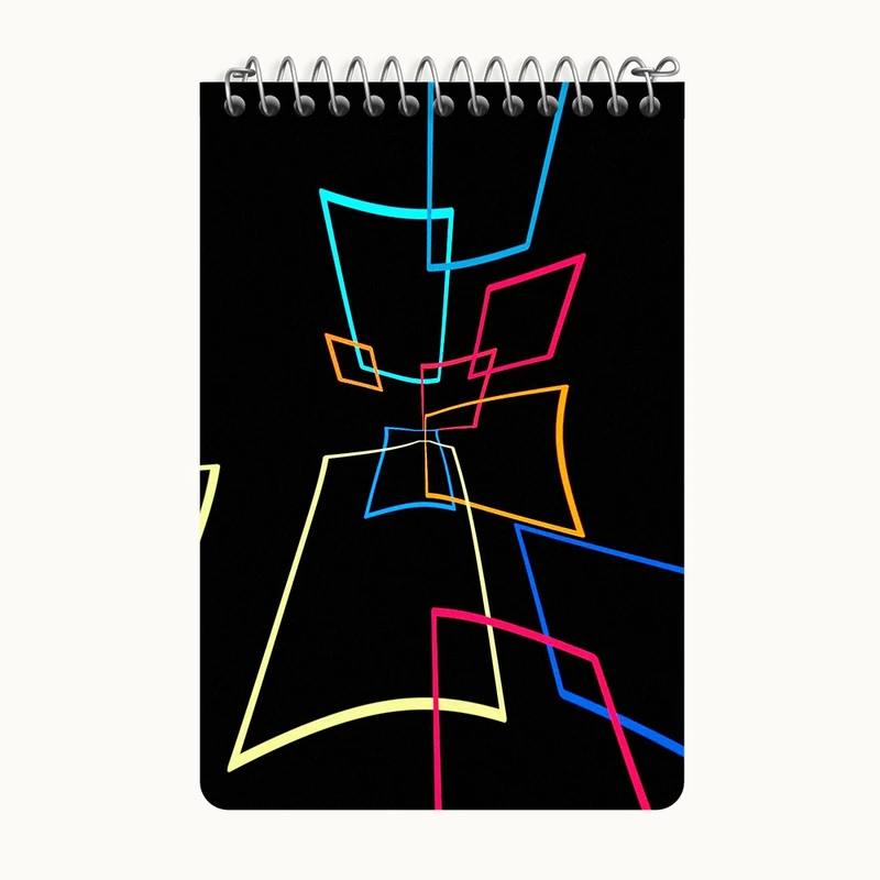 دفتر یادداشت 50 برگ خندالو طرح موسیقی کد F9676