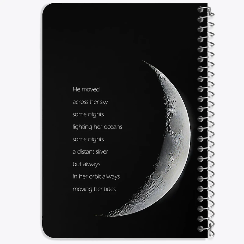 دفتر یادداشت 50 برگ خندالو طرح ماه (Moon) کد 38046