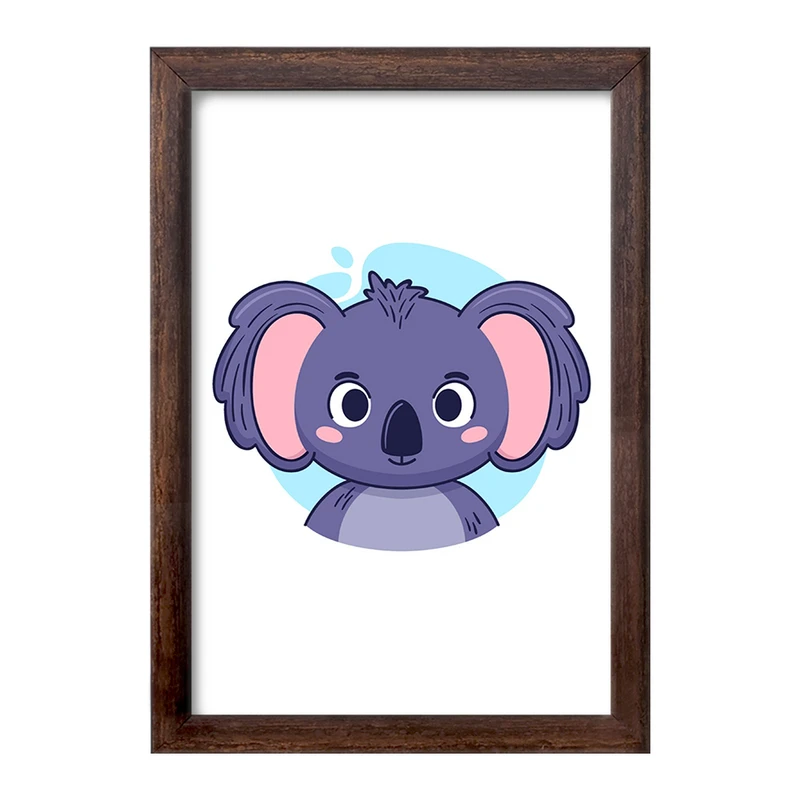 تابلو خندالو طرح فیل حیوانات بامزه کد 37160