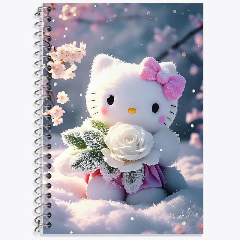 دفتر لغت 50 برگ خندالو طرح هلو کیتی کد F9463