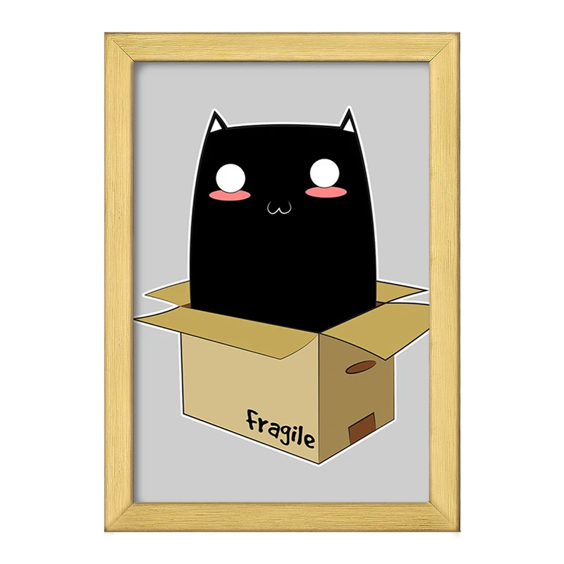 تابلو خندالو طرح گربه (Cat) کد F929