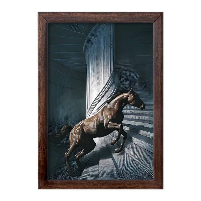 تابلو خندالو طرح اسب کد F13641