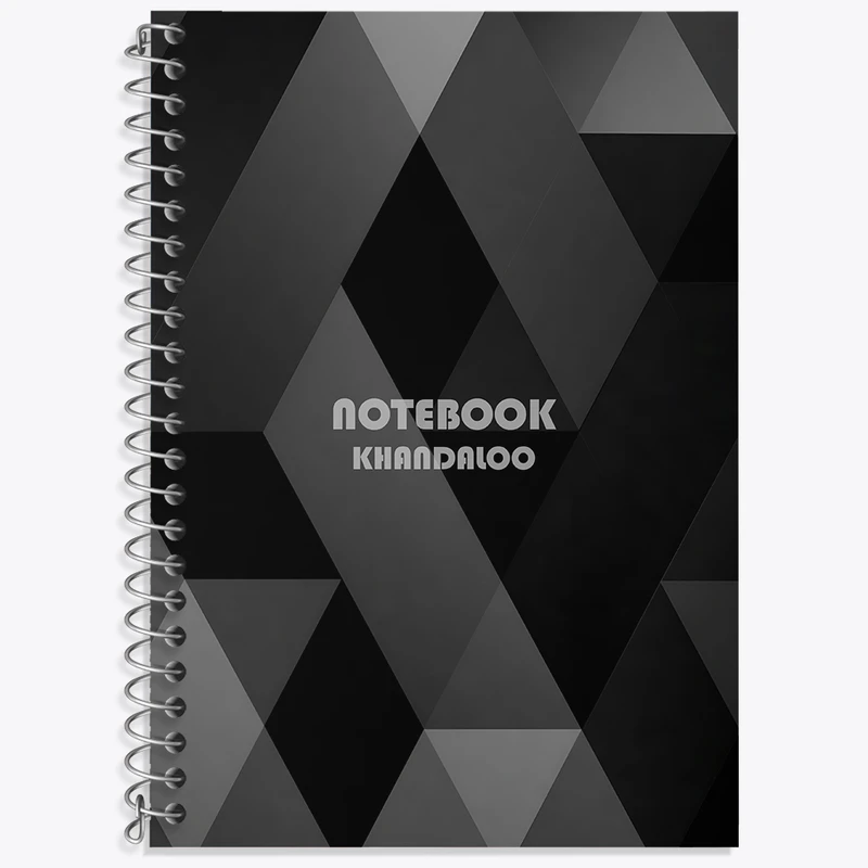 دفتر زبان 50 برگ خندالو مدل دو خط طرح مدرن کد N7579