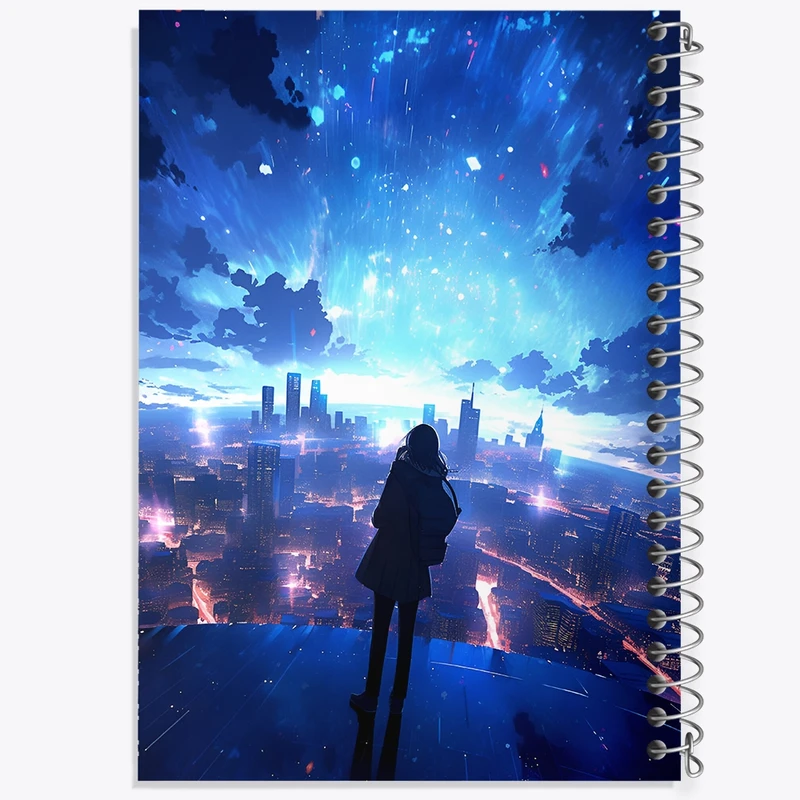 دفتر شطرنجی 50 برگ خندالو طرح دختر تنها کد F9342