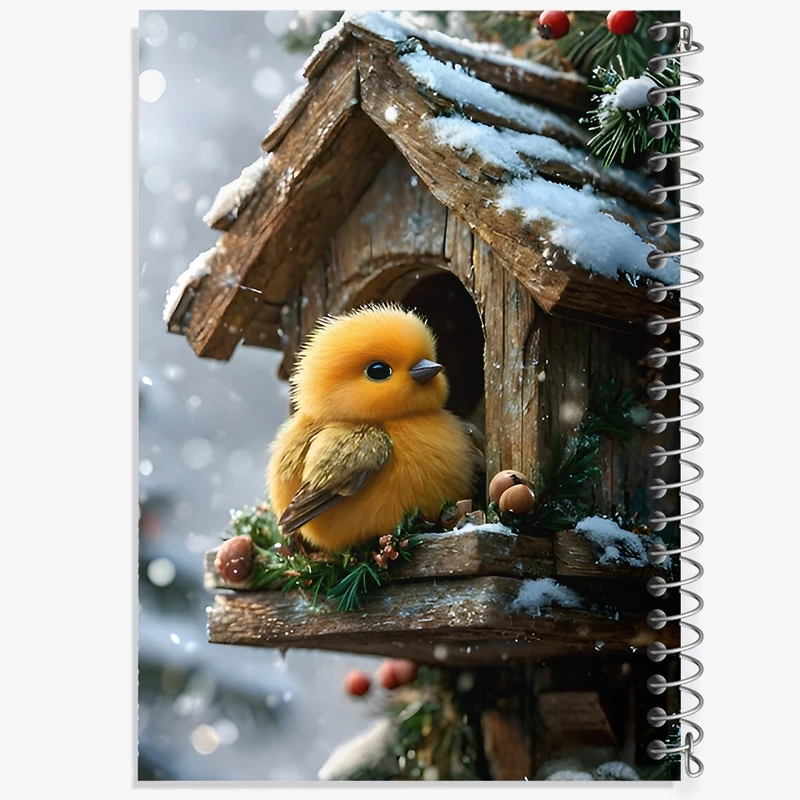 دفتر طراحی 50 برگ خندالو طرح جوجه کیوت کد F8525