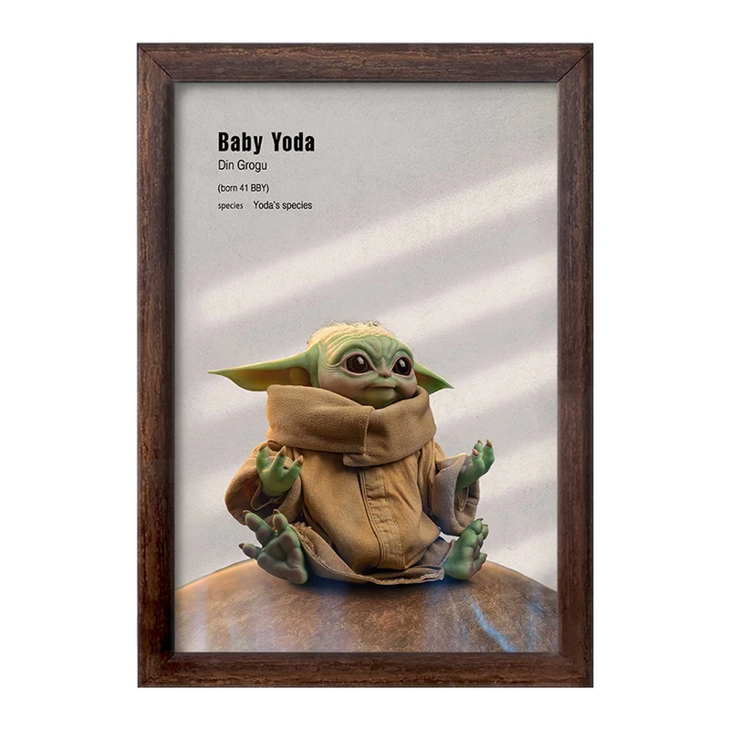 تابلو خندالو طرح بیبی یودا کد F11938