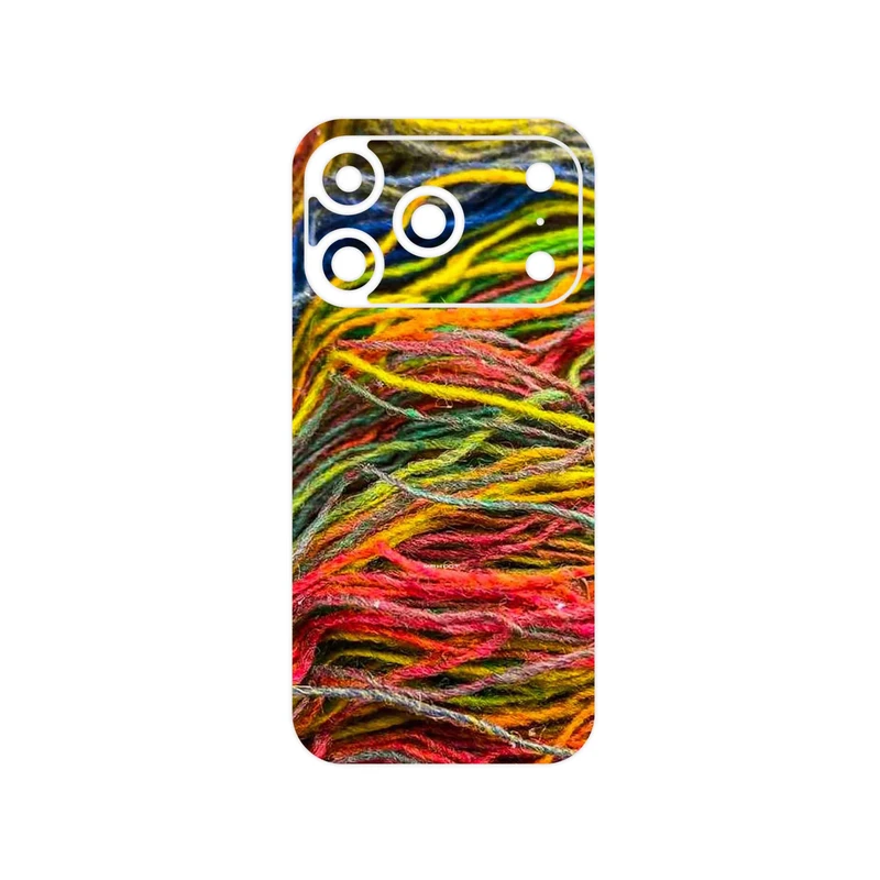 برچسب پوششی ماهوت مدل Fabric Texture 9 مناسب برای گوشی موبایل اپل iPhone 17 Pro