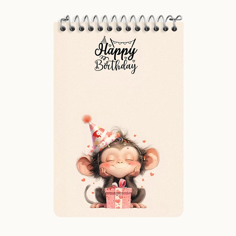 دفتر یادداشت 50 برگ خندالو طرح تولدت مبارک کد F5161