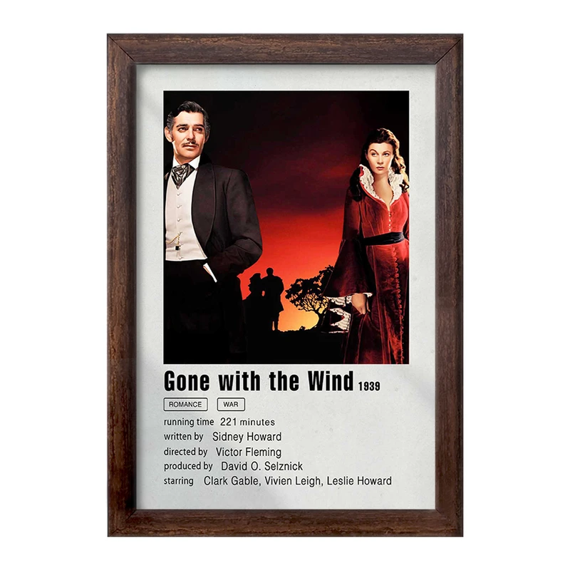 تابلو خندالو طرح بربادرفته (Gone With the Wind) کد F11920