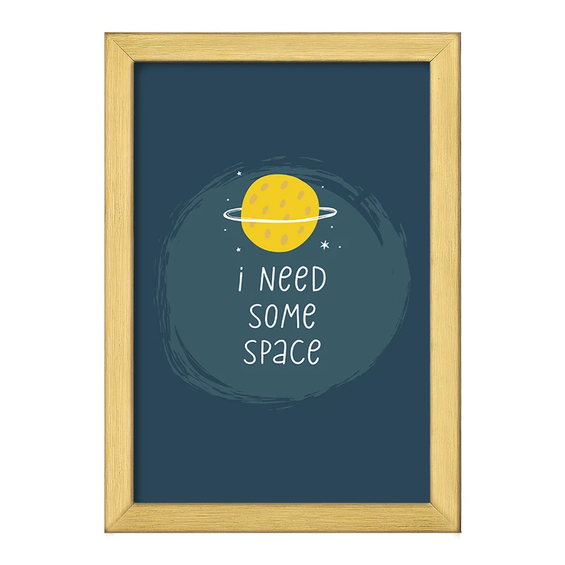 تابلو خندالو طرح فضایی کد F2538