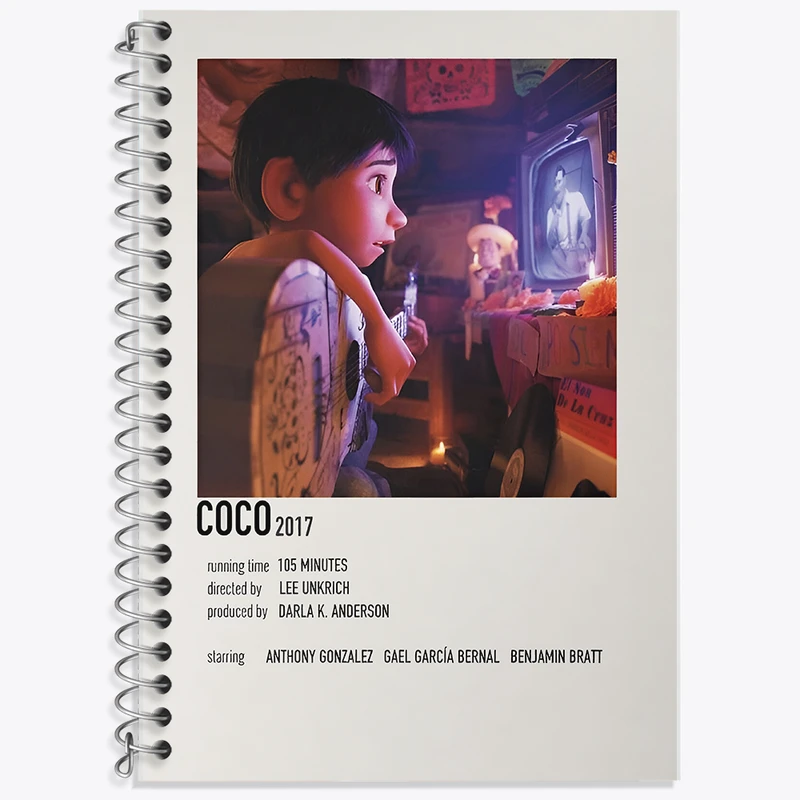 دفتر نت موسیقی 50 برگ خندالو طرح کوکو (Coco) کد F13169