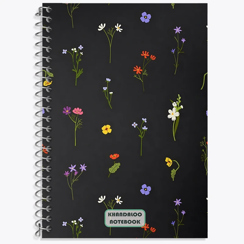 دفتر زبان 50 برگ خندالو مدل سه خط طرح مدرن کد N8597