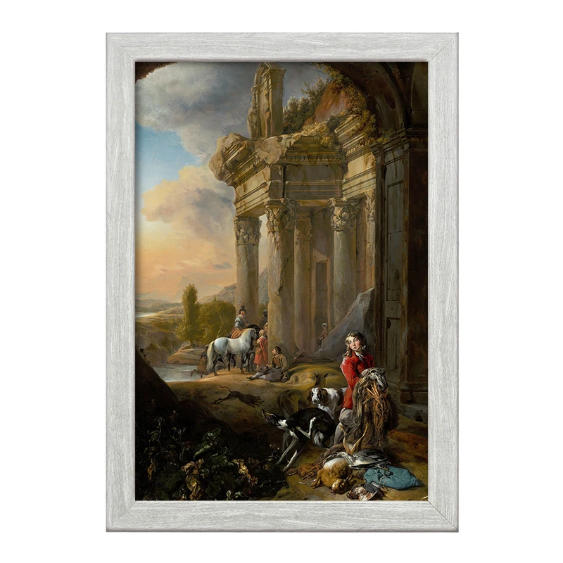 تابلو خندالو طرح نقاشی پس از شکار اثر جان وینیکس کد F12144