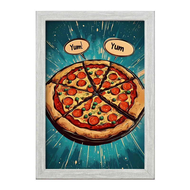 تابلو خندالو طرح پیتزا کد F11729