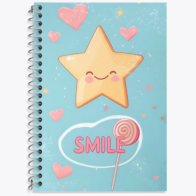 دفتر لغت 50 برگ خندالو طرح ستاره کیوت کد N6919