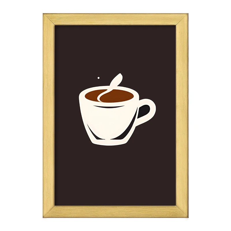 تابلو خندالو طرح قهوه (Coffee) کد F4213