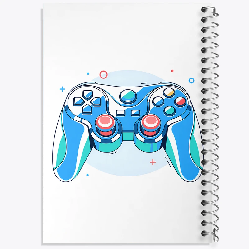 دفتر نقاشی 50 برگ خندالو طرح گیمر (Gamer) کد F3986