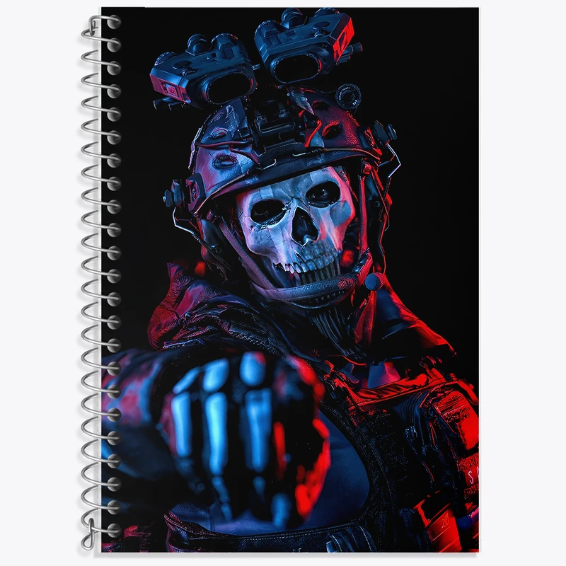 دفتر نت موسیقی 50 برگ خندالو طرح کال آف دیوتی (Call Of Duty) کد F14108