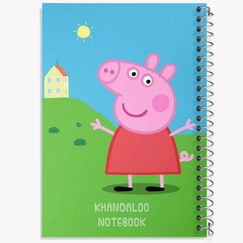 دفتر مشق 50 برگ خندالو طرح انیمیشن پپا پیگ (Peppa Pig) کد N9282