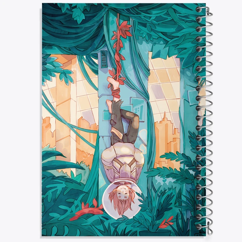 دفتر ژورنال نویسی 50 برگ خندالو مدل نقطه ای طرح دخترانه کد N8006