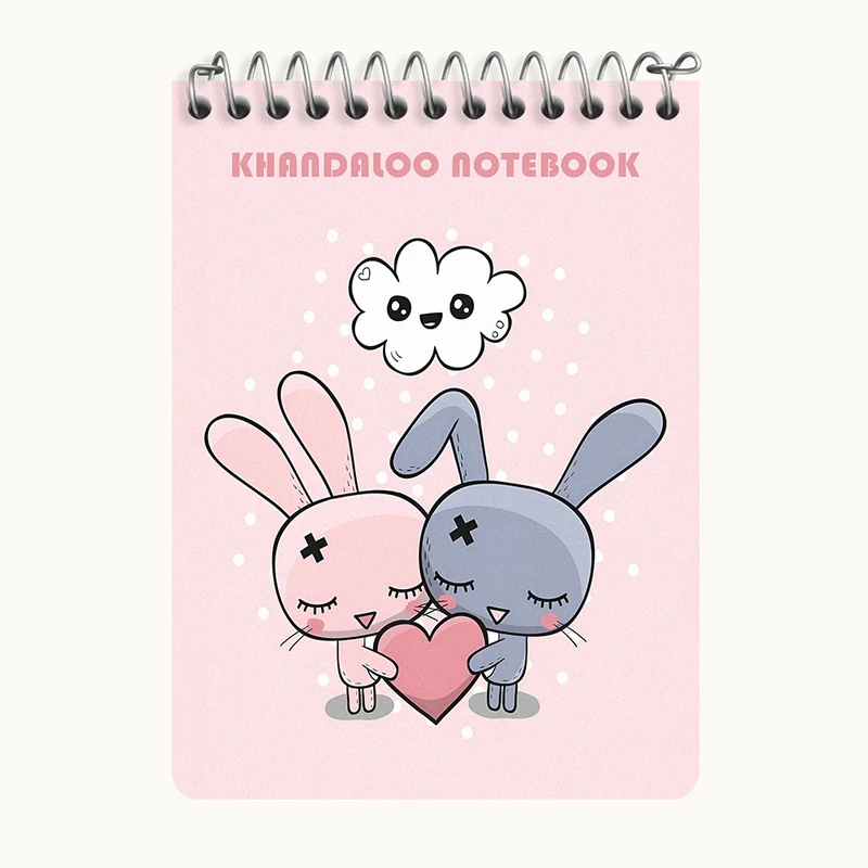 دفتر یادداشت 50 برگ خندالو طرح عاشقانه کد N6209